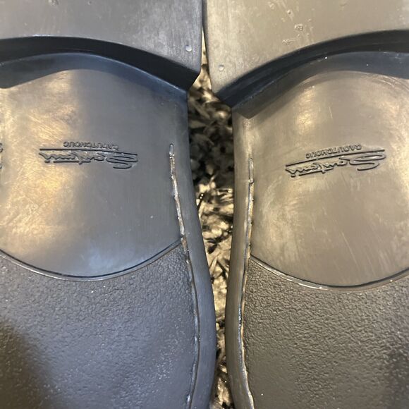 Santoni Men’s Black Leather Dress Shoes Lace Up Size 9.5 D ITALY Style 24155001 main image 3